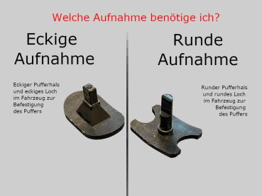 Preview: RhB-Puffer schmal schwarz