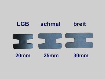 RhB-Puffer schmal grau