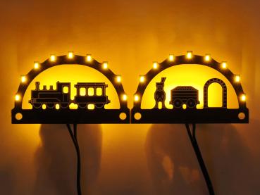 Massoth Miniatur-Schwibbogen 4cm (2/Pack)