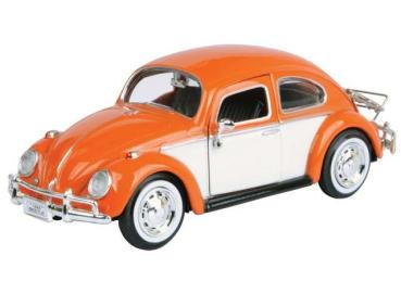 VW Käfer mit Heckgepäckträger