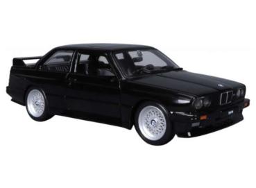 Burago BMW M3 E30,  schwarz