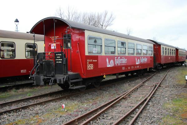 Elektrische Anschlüsse HSB-Wagen horizontal schwarz