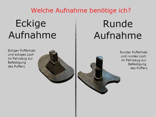 RhB-Puffer schmal schwarz