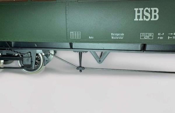 Sprengwerk Traditionszugwagen trapezförmig